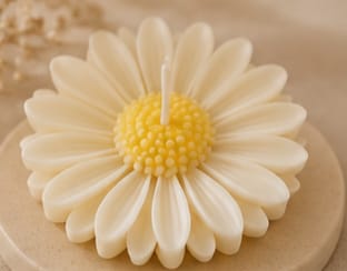 LUMARA Daisy Bloom Candle