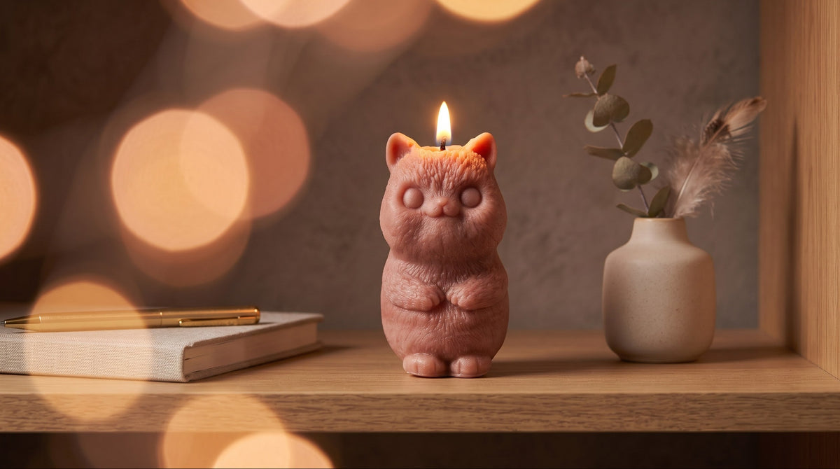 Choco Cat Candle