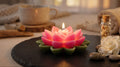 Lotus Flower Candle