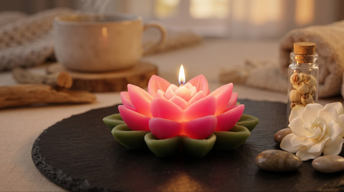 Lotus Flower Candle
