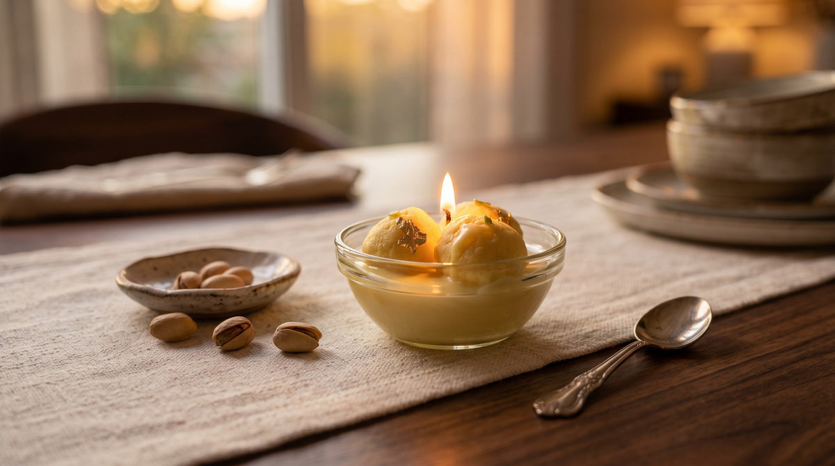 Rasmalai Candle