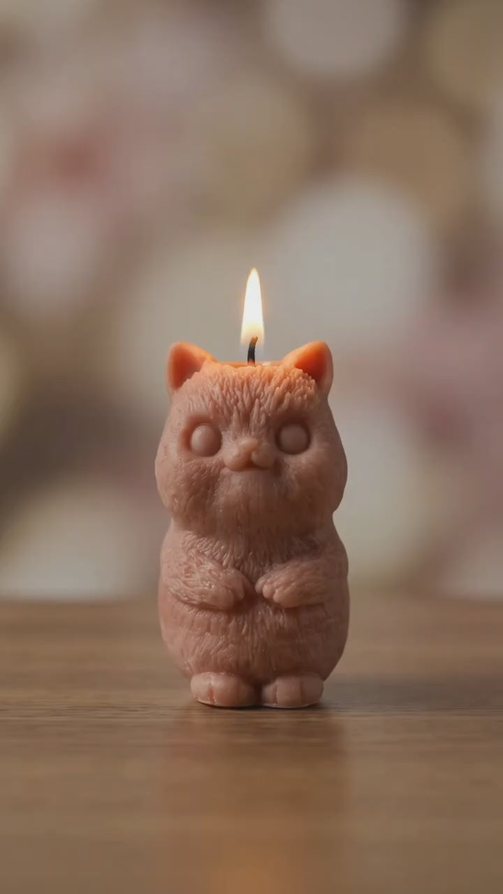 Choco Cat Candle